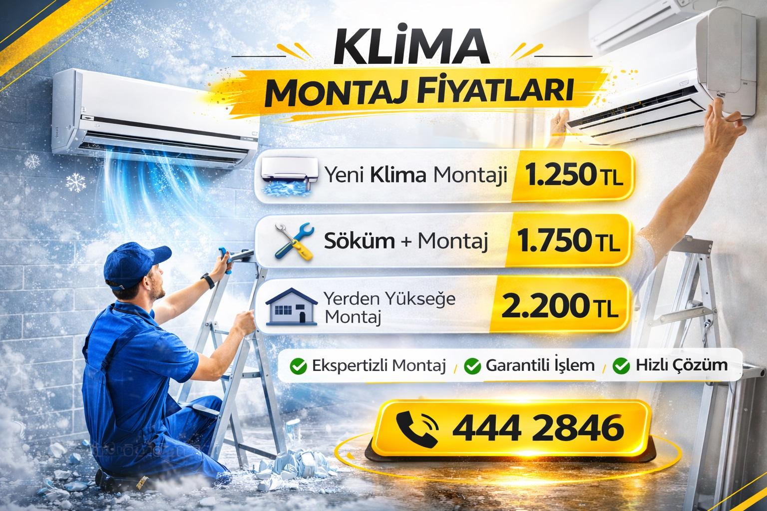 Klima Montaj Fiyatları