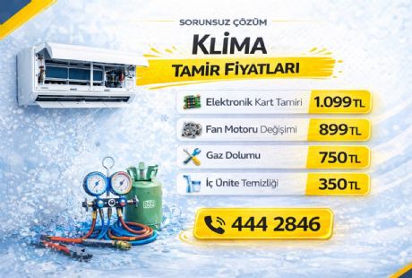 Klima Tamir Fiyatları