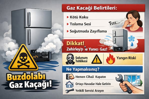 Buzdolabı Gaz Kaçağı Tamiri Fiyatı